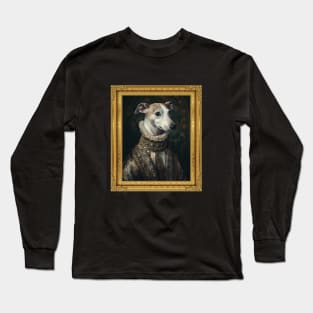 Whippet - Medieval Prince (Framed) Long Sleeve T-Shirt